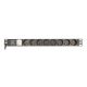 GEMBIRD LISTWA ZASILAJĄCA RACK 19" PDU EG-PDU-014-FC14 1U, 16A, 8X FRANCUSKIE GNIAZDO, WTYK C14, KABEL 3M
