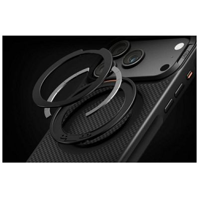 8. Etui UNIQ Keva Mov Magclick Charging na iPhone 18 Pro / 17 Pro - czarne