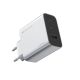 3. Ładowarka sieciowa Cuktech 65W GaN 2xUSB-C 1xUSB-A - szara
