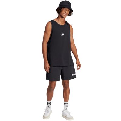7. Koszulka męska adidas Essentials Small Logo Tank czarna JE8986