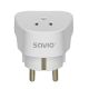 SAVIO ADAPTER PODRÓŻNY, GNIAZDO US – WTYK EU AP-01