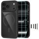 Etui Tech-Protect MagOne CC MagSafe + Szkło hartowane 2-Pack na iPhone 18 Pro Max / 17 Pro Max - przezroczysto-czarne