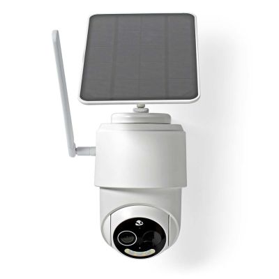 Kamera zewnętrzna Nedis Smartlife 4G, IP65 czujnik ruchu, night vision, biały