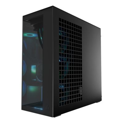 5. Obudowa Arctic Xtender Schwarz z oknem z GPU mountem