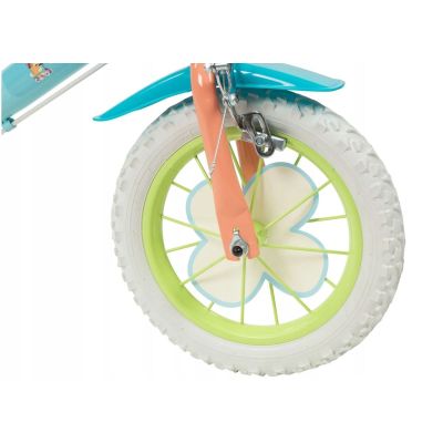 16. Rower dziecięcy TOIMSA Bluey 12"  Błękitno-limonkowy