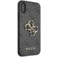 4. Etui Guess 4G Big Metal Logo na iPhone X / XS - szare