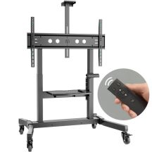 ONKRON TS1991E-B Stojak Mobilny Motoryzowany do TV lub Paneli Interaktywnych 50"-100", max 130 kg, czarny