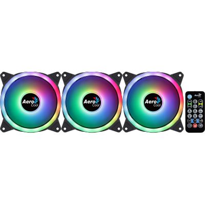 2. WENTYLATOR AEROCOOL PGS DUO 12 PRO ARGB (3x120)