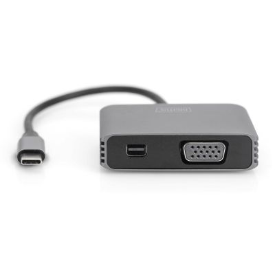 4. Kabel adapter graficzny USB Typ C na miniDisplayPort/VGA 4K 30Hz UHD 0,2m