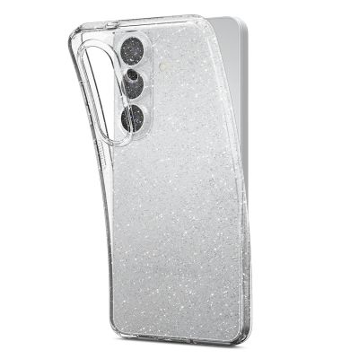6. Etui Spigen Liquid Crystal Glitter na Samsung Galaxy S26 - brokatowo-przezroczyste