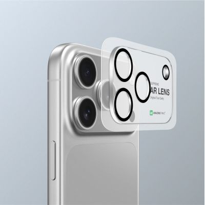 6. Szkło ochronne na wyspę aparatu AMAZINGTHING Full Lens Glass na iPhone 17 Pro Max