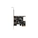 LANBERG KARTA PCI-E X1 -> 2X USB-A 3.1 GEN1 ŚLEDŹ LOW PROFILE PCE-US3-002