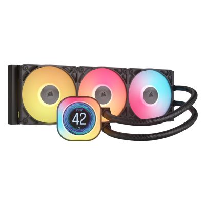 Corsair iCUE LINK TITAN 360 RX LCD Procesor Chłodnica powietrza 12 cm Czarny 1 szt.