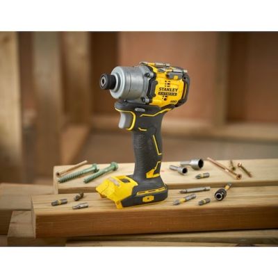 12. Stanley FATMAX SFMCF830B-XJ wkrętak zasilany/zakrętark udarowy 3200 RPM Czarny, Żółty