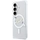 2. Etui Karl Lagerfeld IML KC Script MagSafe na Samsung Galaxy S26 Plus - przezroczyste