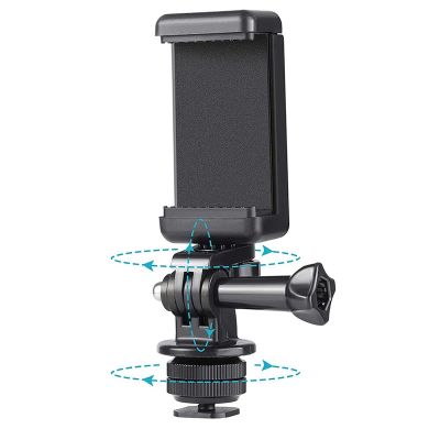 5. Uchwyt na telefon / kamerę sportową z adapterem - czarny