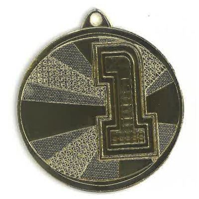 5. Medal stalowy zloty pierwsze miejsce MMC29050/G