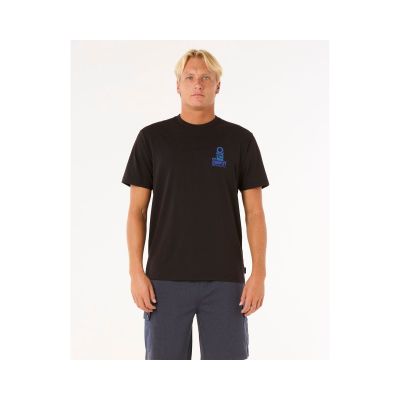 Koszulka RIP CURL Vaporcool Search Stack Tee czarny
