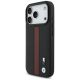 2. Etui BMW M Perforated Stripe Logo MagSafe na iPhone 17 Pro - czerwone