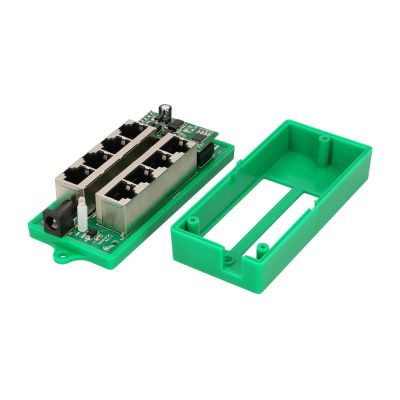 9. Extralink Gigabit PoE Injector 4 Portowy Aktywny, 4 porty Gigabit 802.3at/af, Mode A