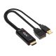 2. CLUB3D HDMI 2.0 TO DISPLAYPORT 1.2 4K60HZ HDR M/F ACTIVE ADAPTER Czarny