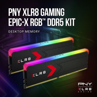 4. PNY MD32GK2D5600036XRGB moduł pamięci 32 GB 2 x 16 GB DDR5 288-pin DIMM