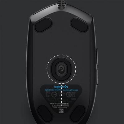 3. Logitech Mysz G203 Lightsync