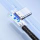 2. Ugreen kabel kątowy 90° USB C - USB 2.0 480Mb/s 3A 3m czarny (US176)