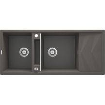 Zlewozmywak granitowy magnetyczny 2-komorowy z ociekaczem ZRM_T213 5907650817222