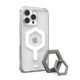 7. Obudowa ochronna do iPhone 16 Pro Max kompatybilna z MagSafe oraz podstawka Magnetic Ring Stand (ice-white/titanium)