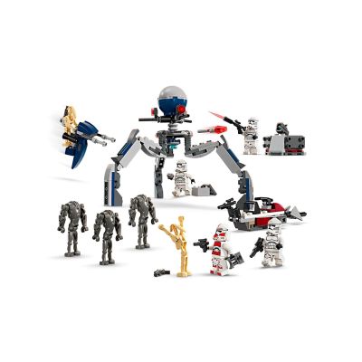 4. LEGO Star Wars 75372 Zestaw bitewny z żołnierzem armii klonów™ i droidem bojowym™