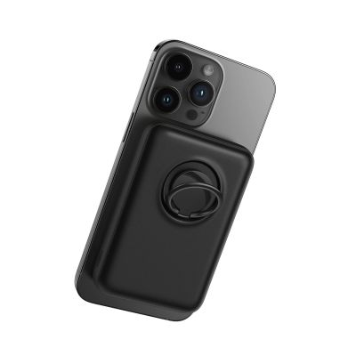 3. Powerbank bezprzewodowy 10000mAh Joyroom JR-W050 20W MagSafe z podstawką + kabel USB-C - czarny