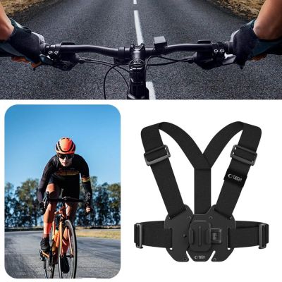 3. Szelki na klatkę piersiową Tech-Protect GA100 Chest Mount do GoPro / DJI - czarne