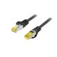 3. Equip 605110 kabel sieciowy Czarny 25 m Cat6a S/FTP (S-STP) Okrągły