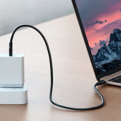 6. Kabel Ugreen US286 USB-C - USB-C PD QC 3A 480Mb/s 1,5m - czarny