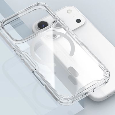 8. Etui Nillkin Nature TPU Pro kompatybilne z MagSafe na iPhone 17 Pro - białe
