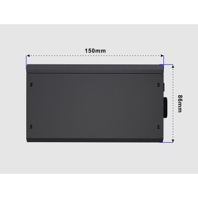 12. GEMBIRD ZASILACZ KOMPUTEROWY FORNAX POWER 80+ BRONZE ATX, 850W, AKTYWNE PFC, 12CM WENTYLATOR
