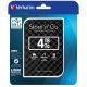 4. Verbatim Przenośny dysk twardy Store 'n' Go USB 3.0 Portable Hard Drive 4 TB — czarny