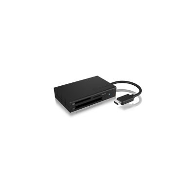 2. ICY BOX IB-CR401-C3 czytnik kart USB 3.2 Gen 1 (3.1 Gen 1) Type-C Czarny