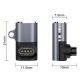 3. Adapter Wozinsky WAYGS1 przejściówka USB-C do smartwatch Garmin - szary
