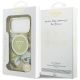 8. Etui Guess IML Glitter Flowers Triangle MagSafe na iPhone 18 Pro Max / 17 Pro Max - zielone