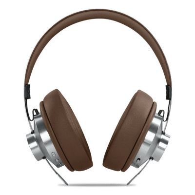 3. Muse M-298 SBR słuchawki/zestaw słuchawkowy Przewodowy i Bezprzewodowy Opaska na głowę Połączenia/muzyka Bluetooth Brązowy, Srebrny