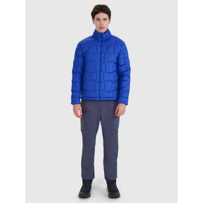 8. Kurtka puchowa trekkingowa z wypełnieniem Primaloft Silver męska 4F 4FWSS25TDJAM527-36S