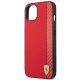 7. Etui Ferrari Carbon na iPhone 14 Plus - czerwone