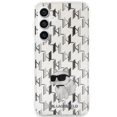 3. Etui Karl Lagerfeld Monogram Choupette na Samsung Galaxy S23 FE - przezroczyste