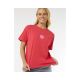 5. Koszulka RIP CURL Icons Of Surf Relaxed Tee czerwony