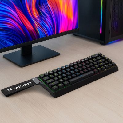 10. Klawiatura gamingowa Wozinsky WKGP-1165 mechaniczna podświetlana RGB - czarna