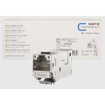 METZ CONNECT E-DAT modul Keystone Cat.6A Jack 180?, 12er VPE