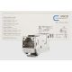 METZ CONNECT E-DAT modul Keystone Cat.6A Jack 180?, 12er VPE