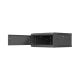 23. LANBERG SZAFA INSTALACYJNA RACK WISZĄCA 19" 4U 600X600 CZARNA DRZWI METALOWE (FLAT PACK)